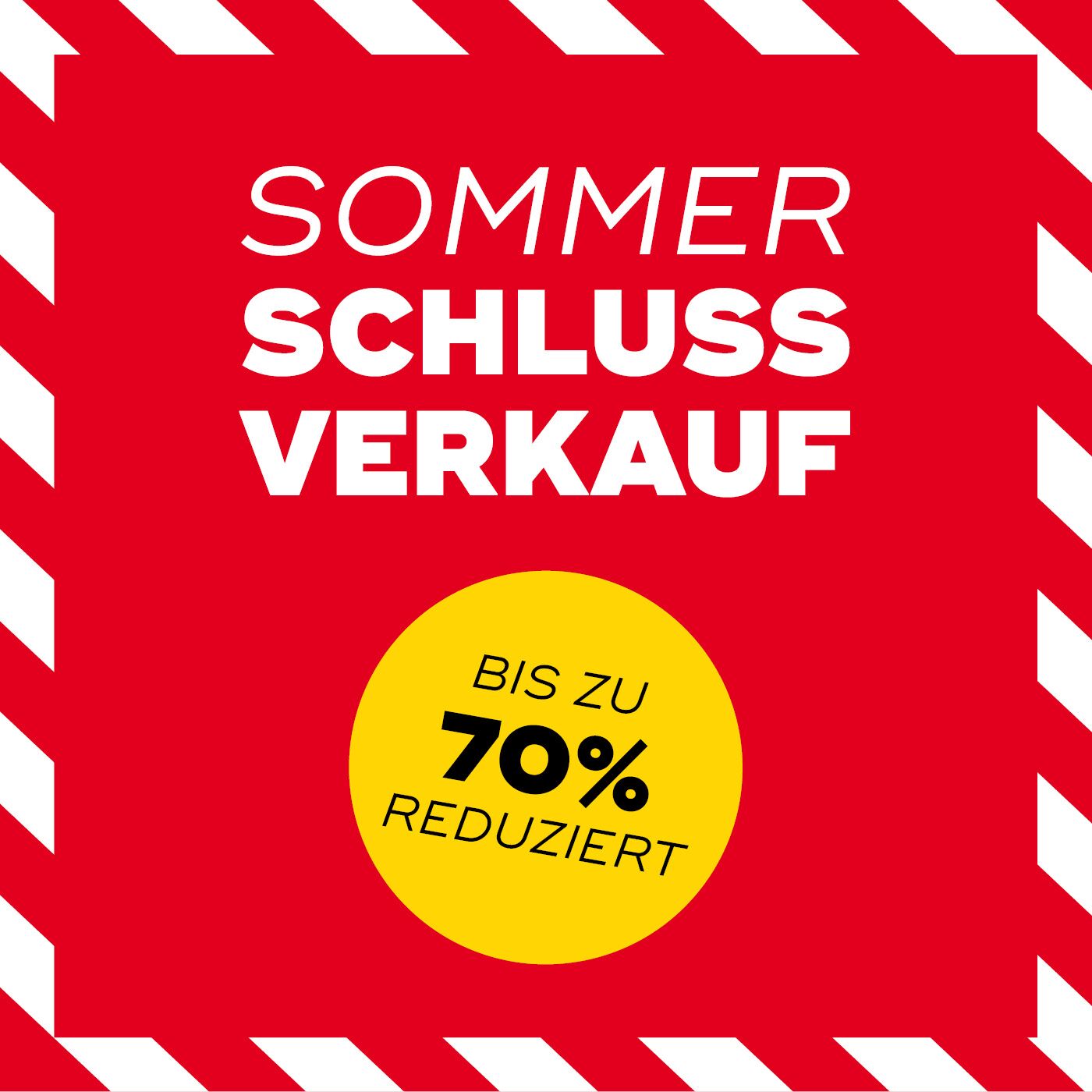 SOMMERSCHLUSSVERKAUF